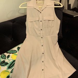 Forever 21 tan small petite dress